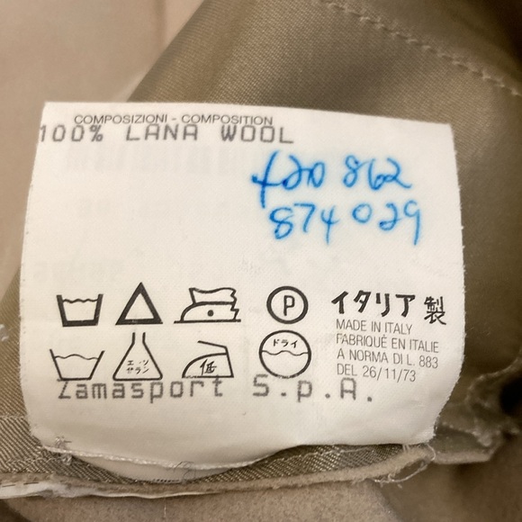 Rare! Gucci Italian Vintage Wool Tailored Pencil Skirt Beige Size 42 (US 6) - Picture 12 of 16